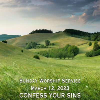 Confess Your Sins