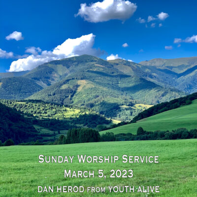 Guest Speaker – Dan Herod from Youth Alive