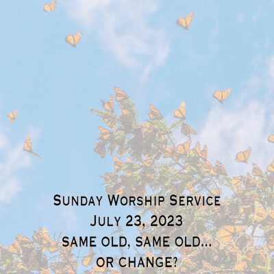 Same Old, Same Old…or Change?